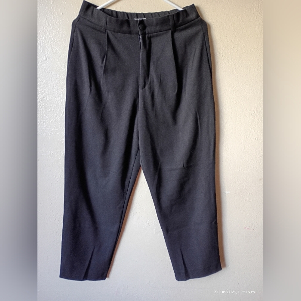 Zara Black Dress Pants Elegant Slim-Fit